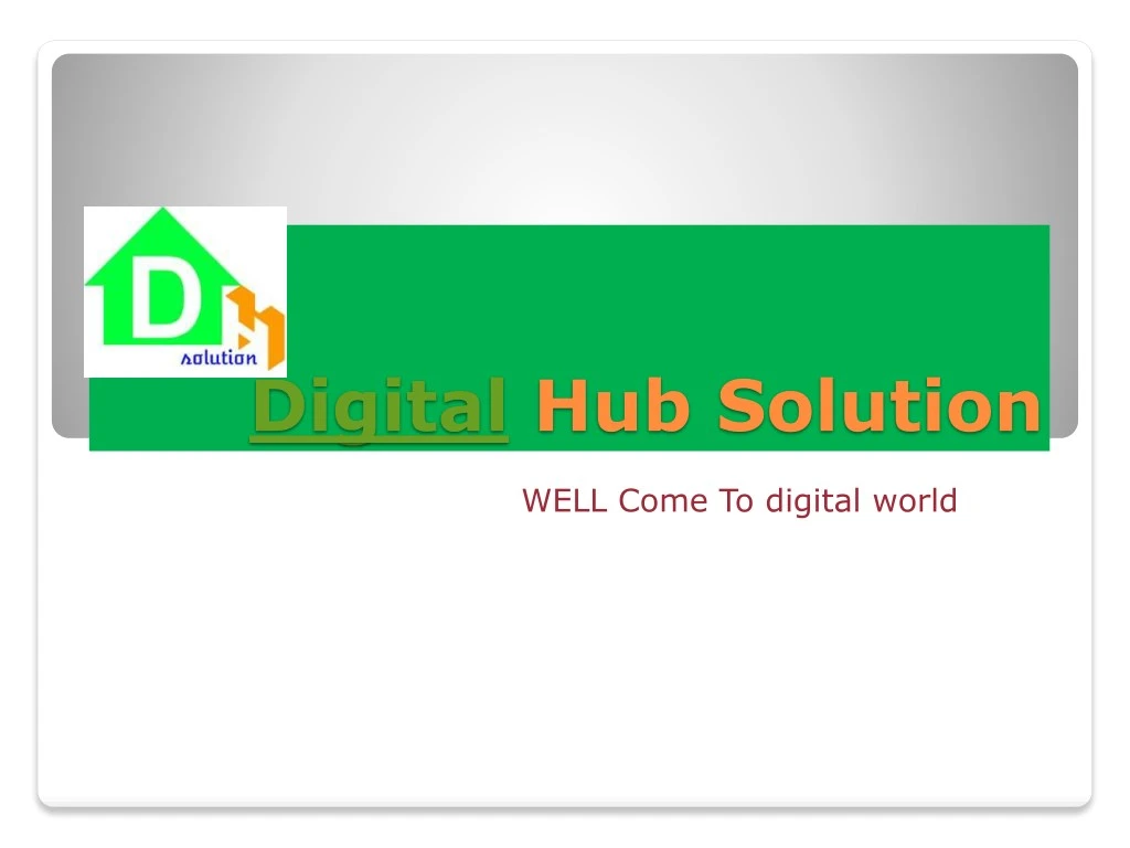 digital hub solution n.