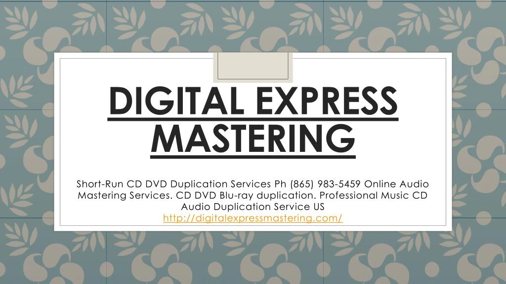 digital express mastering n.