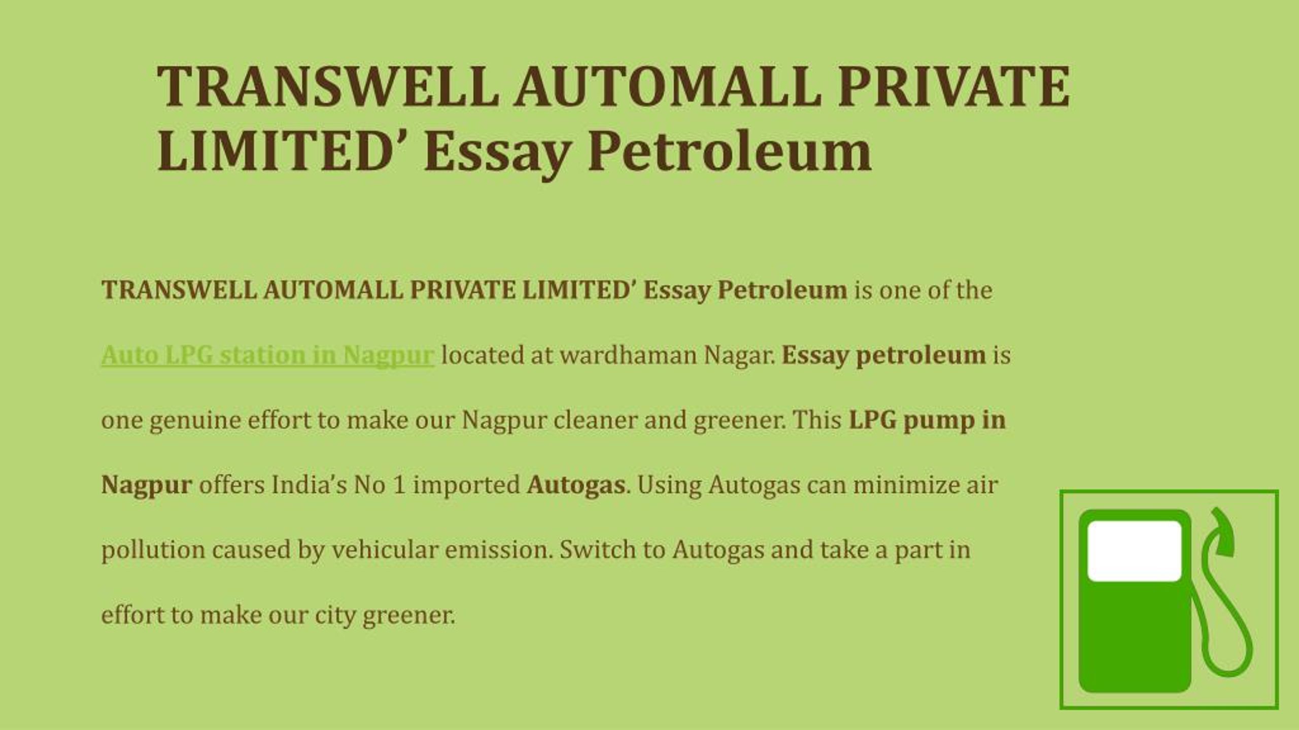 Ppt Less Expensive Lpg Ride With Essay Petroleum Powerpoint