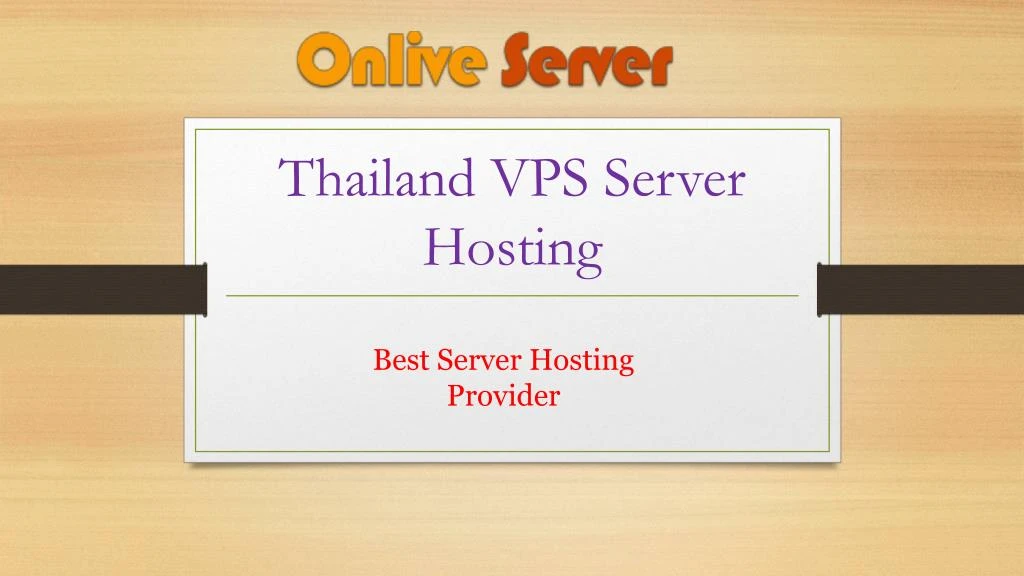 Ppt Thailand Vps Server Hosting Perfect Web Hosting Solution Images, Photos, Reviews