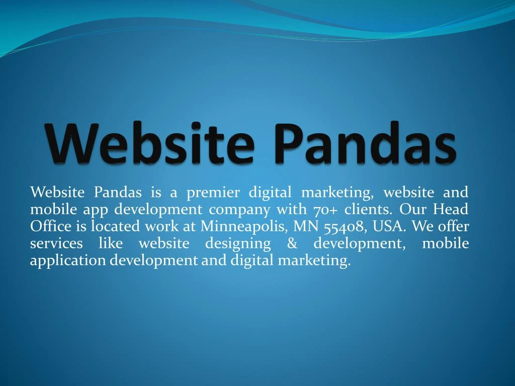 website pandas n.