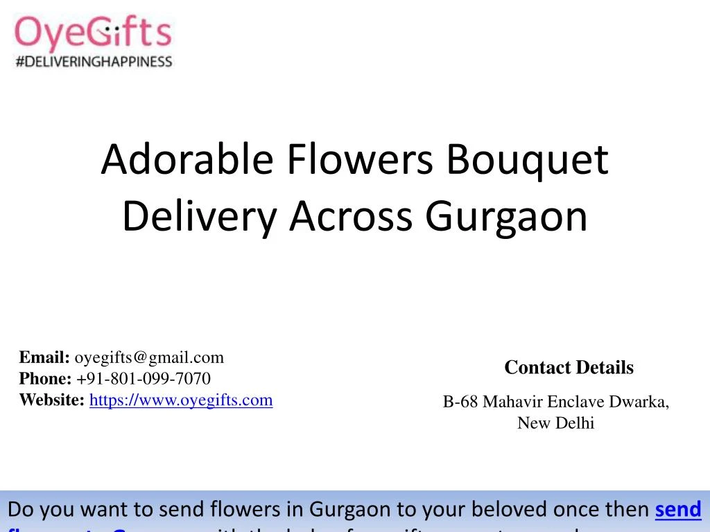 adorable flowers bouquet delivery across gurgaon n.
