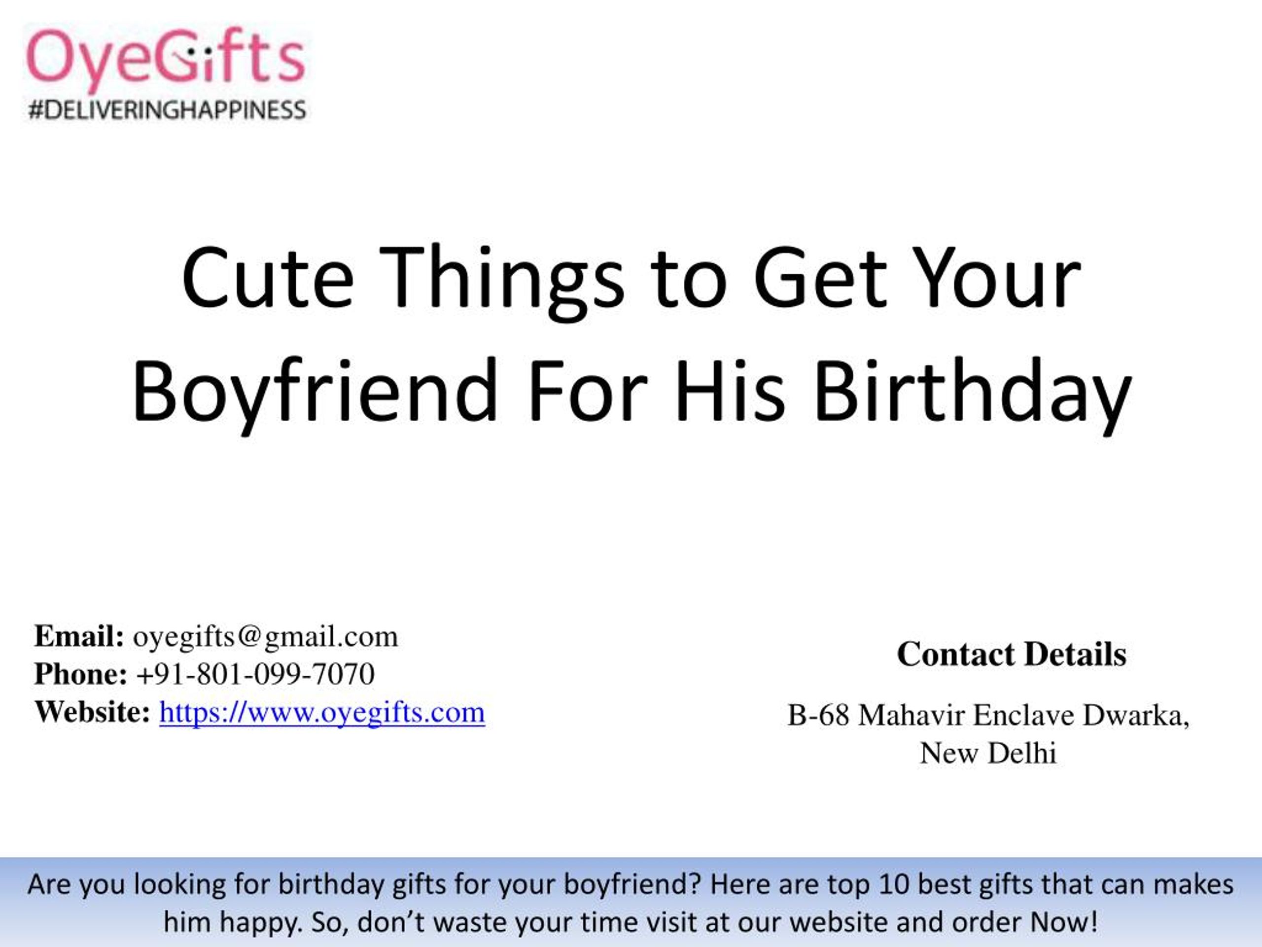 top 10 gifts for boyfriend on his birthday