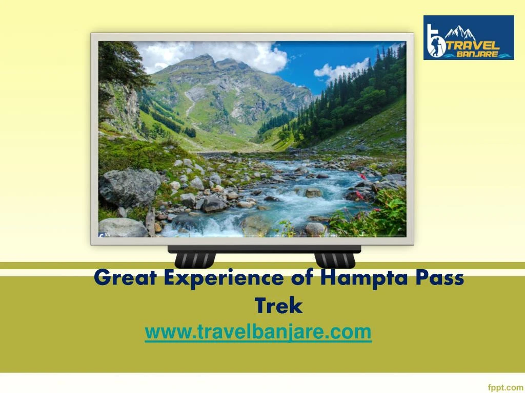 great experience of hampta pass trek n.