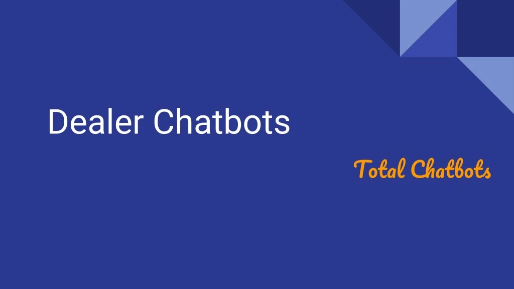 dealer chatbots n.