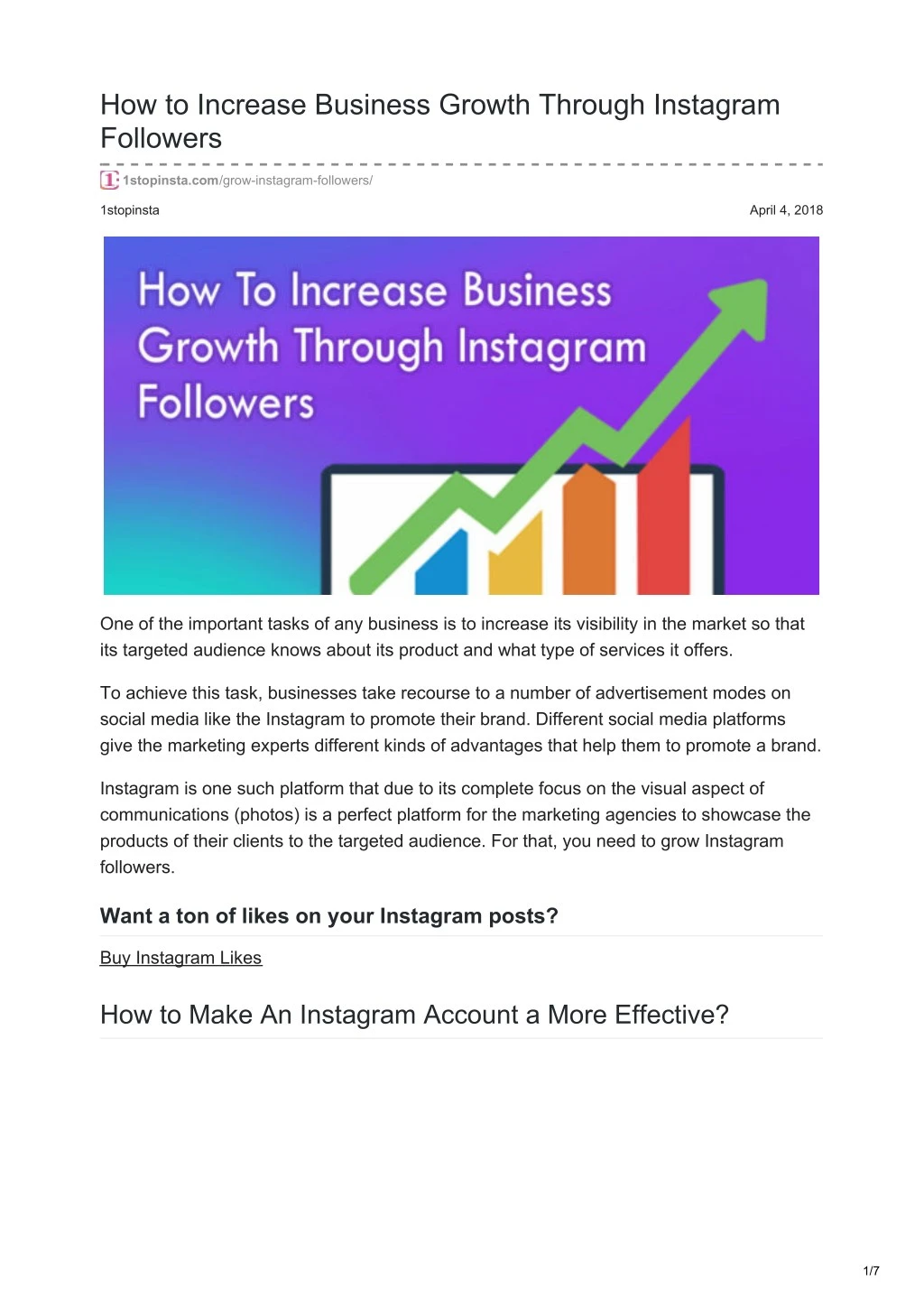 how to increase business growth through instagram followers - instagram follower platforms