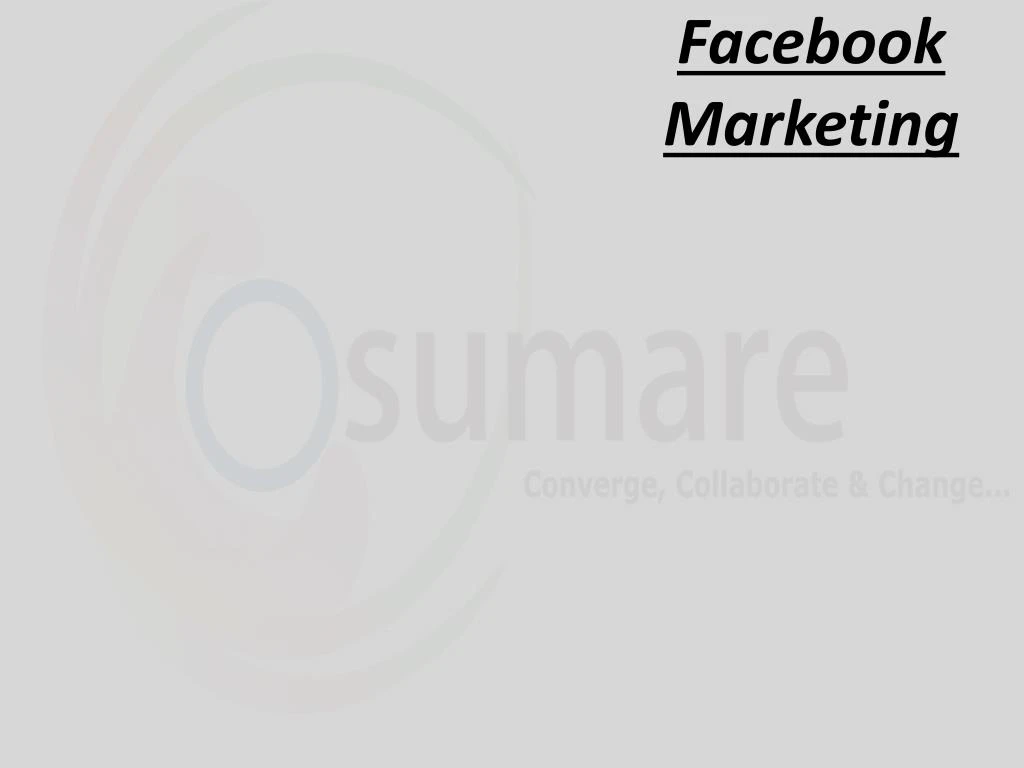 facebook marketing n.