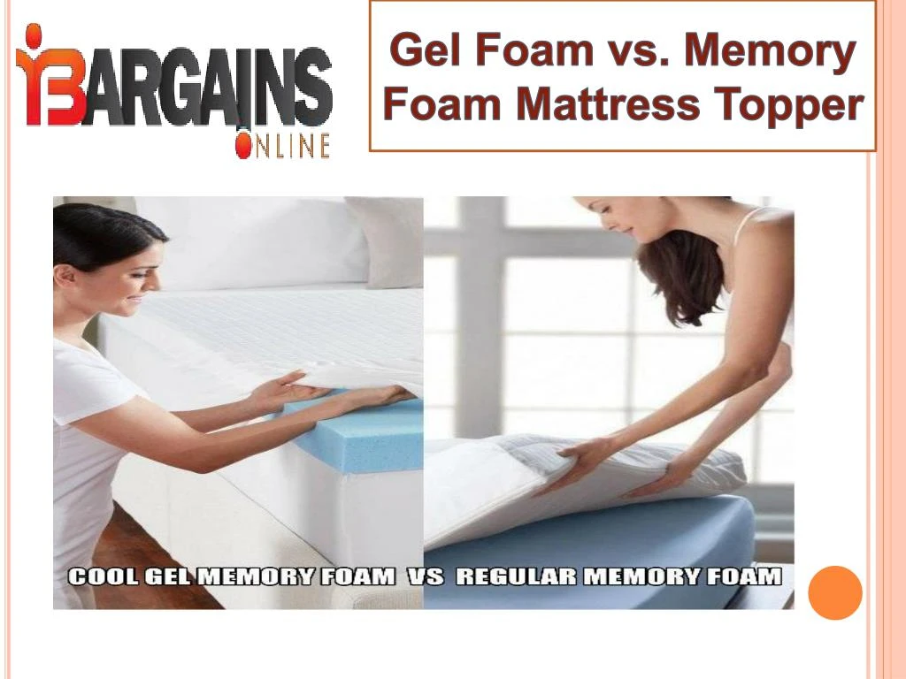 gel foam vs memory foam mattress topper n.