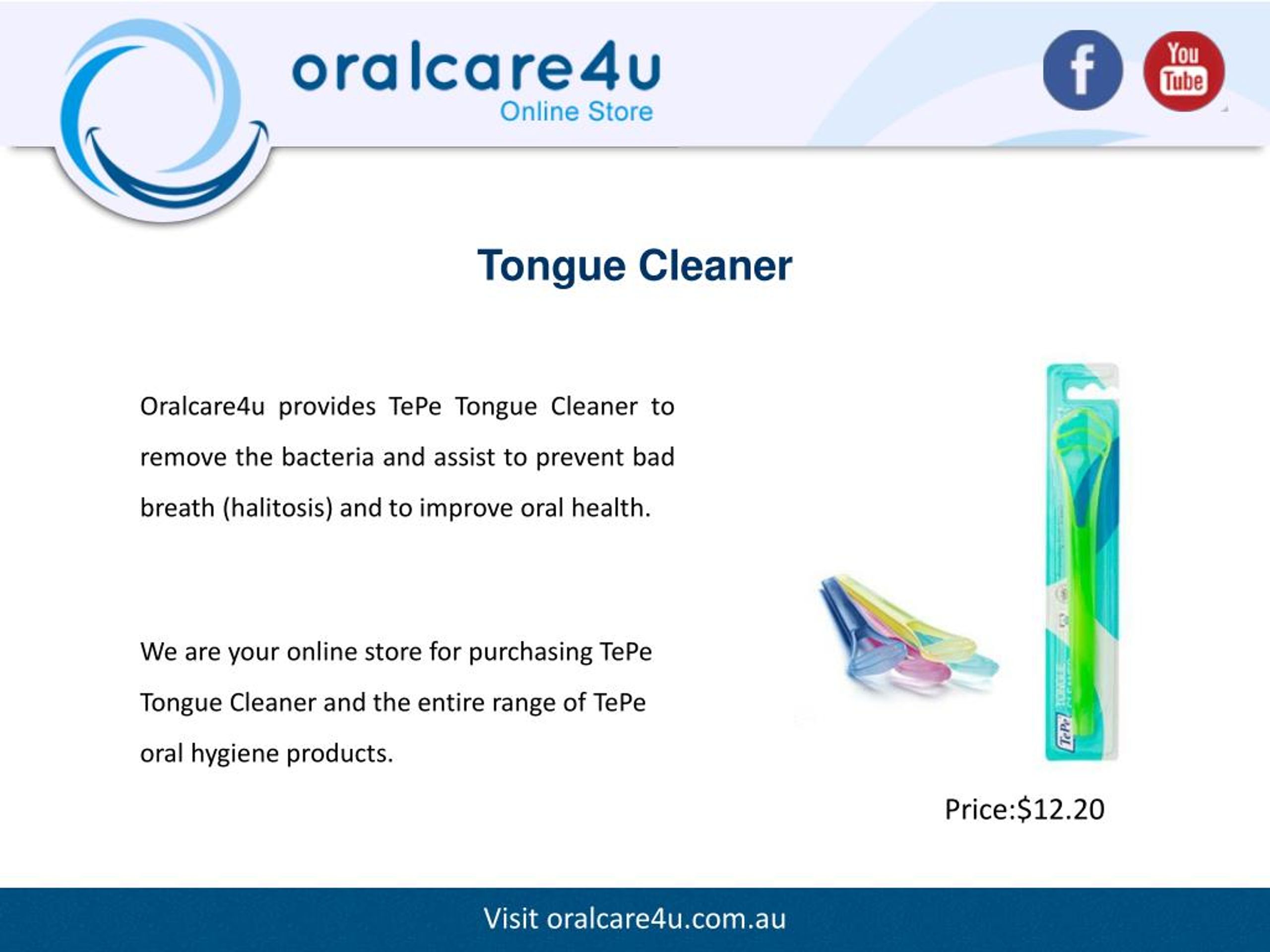 TePe Tongue Cleaner, Help Reduce Bad Breath
