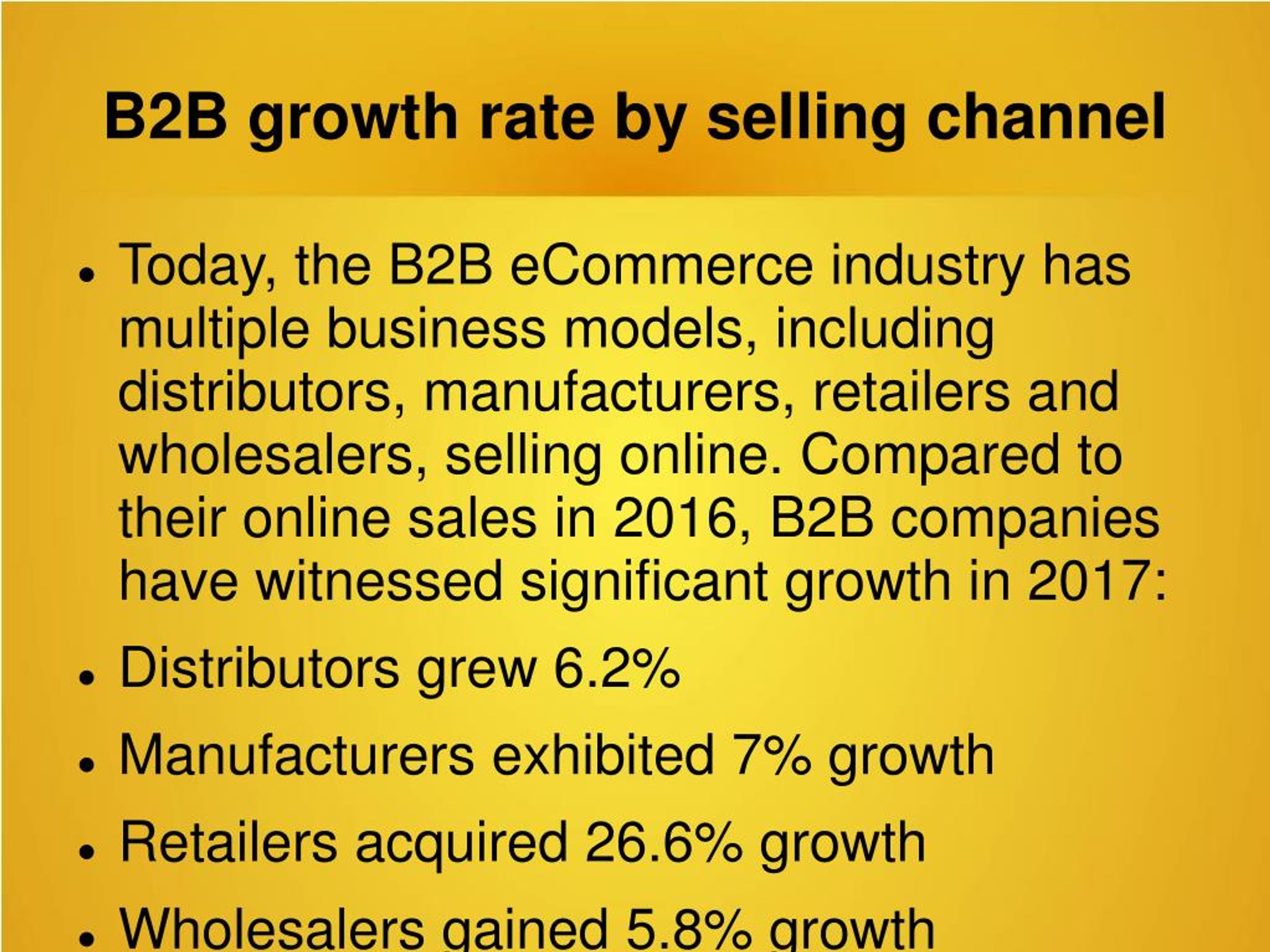 PPT - The 3 Most Effective Channels For B2B ECommerce Marketing ...