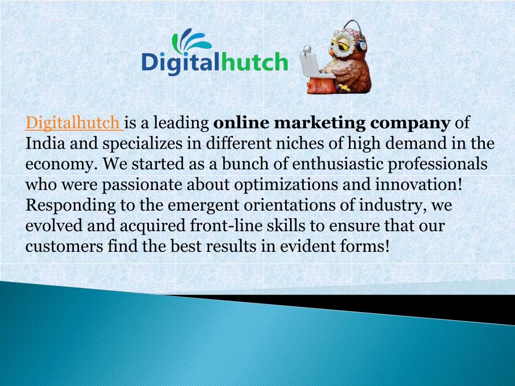 digitalhutch is a leading online marketing n.