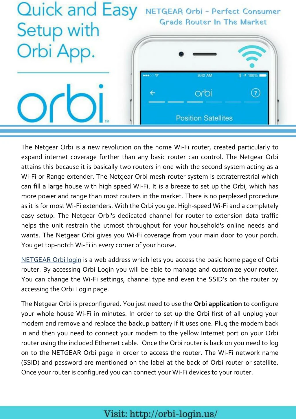 the netgear orbi is a new revolution on the home n.
