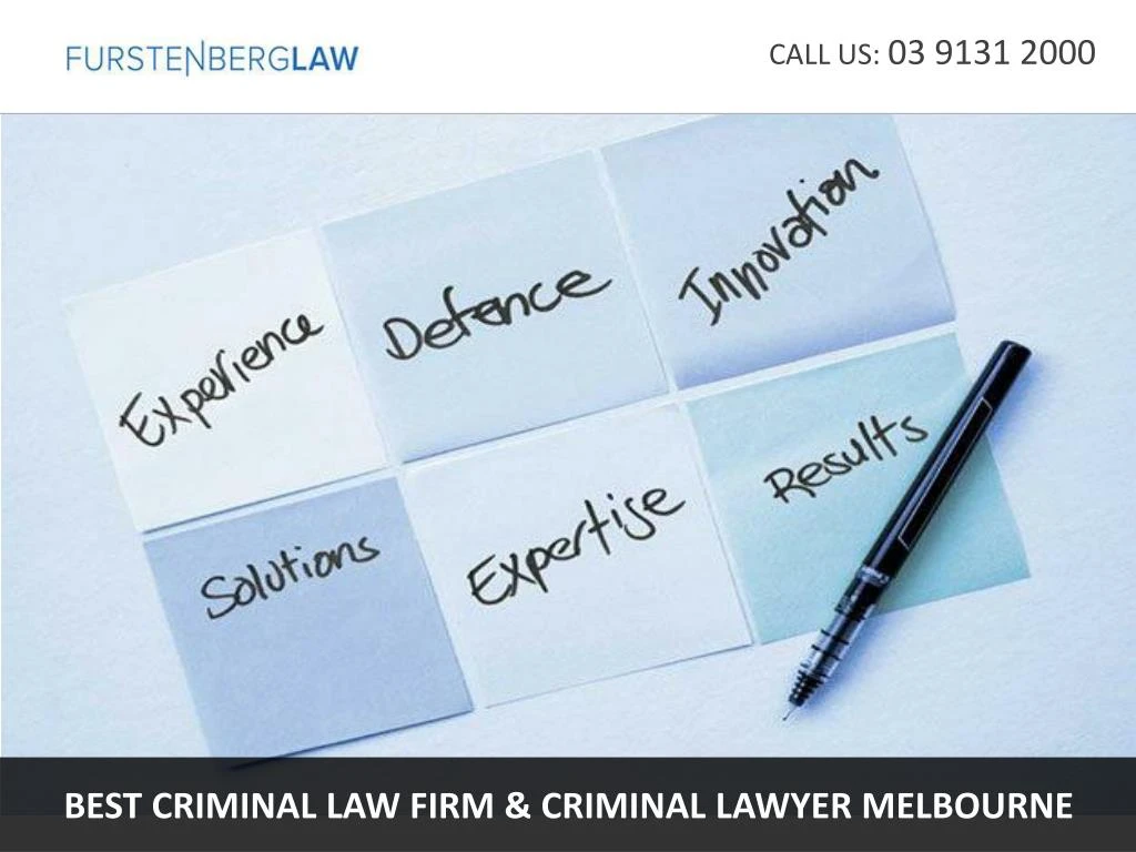 PPT - BEST CRIMINAL LAW FIRM & CRIMINAL LAWYER MELBOURNE PowerPoint ...