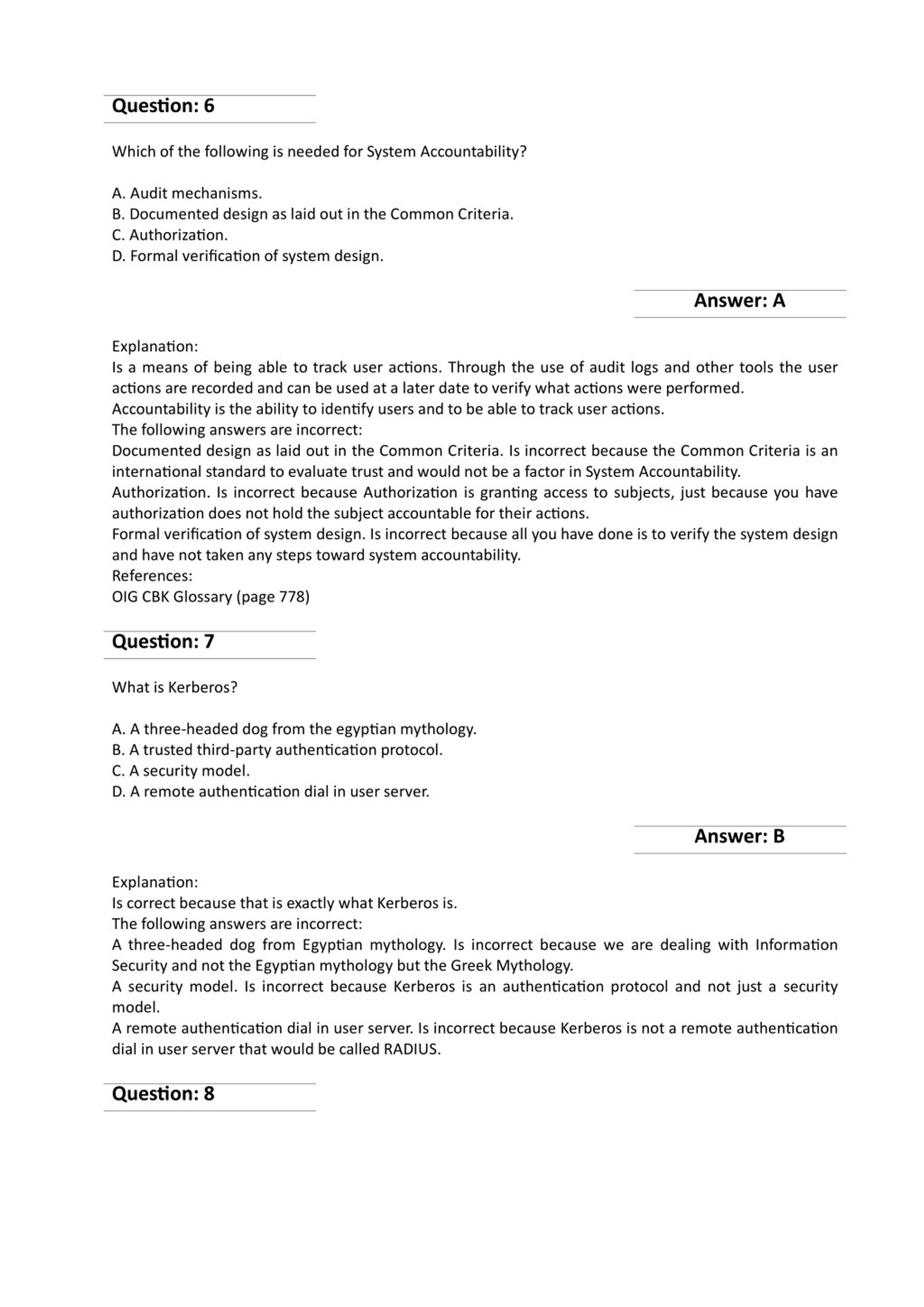 Reliable SSCP Test Cram