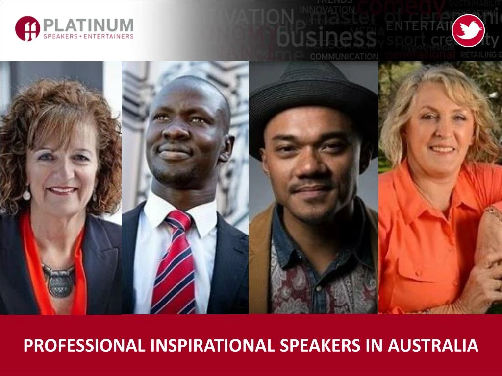professional inspirational speakers in australia n.