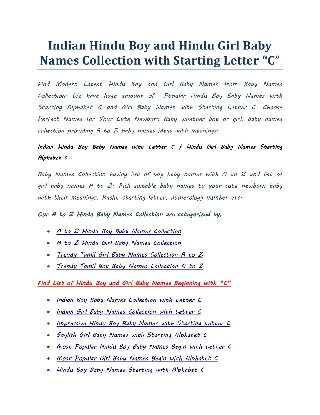 Ppt Indian Hindu Boy Baby Names With Letter C Hindu Girl Baby Names Starting Alphabet C Powerpoint Presentation Id 7882135