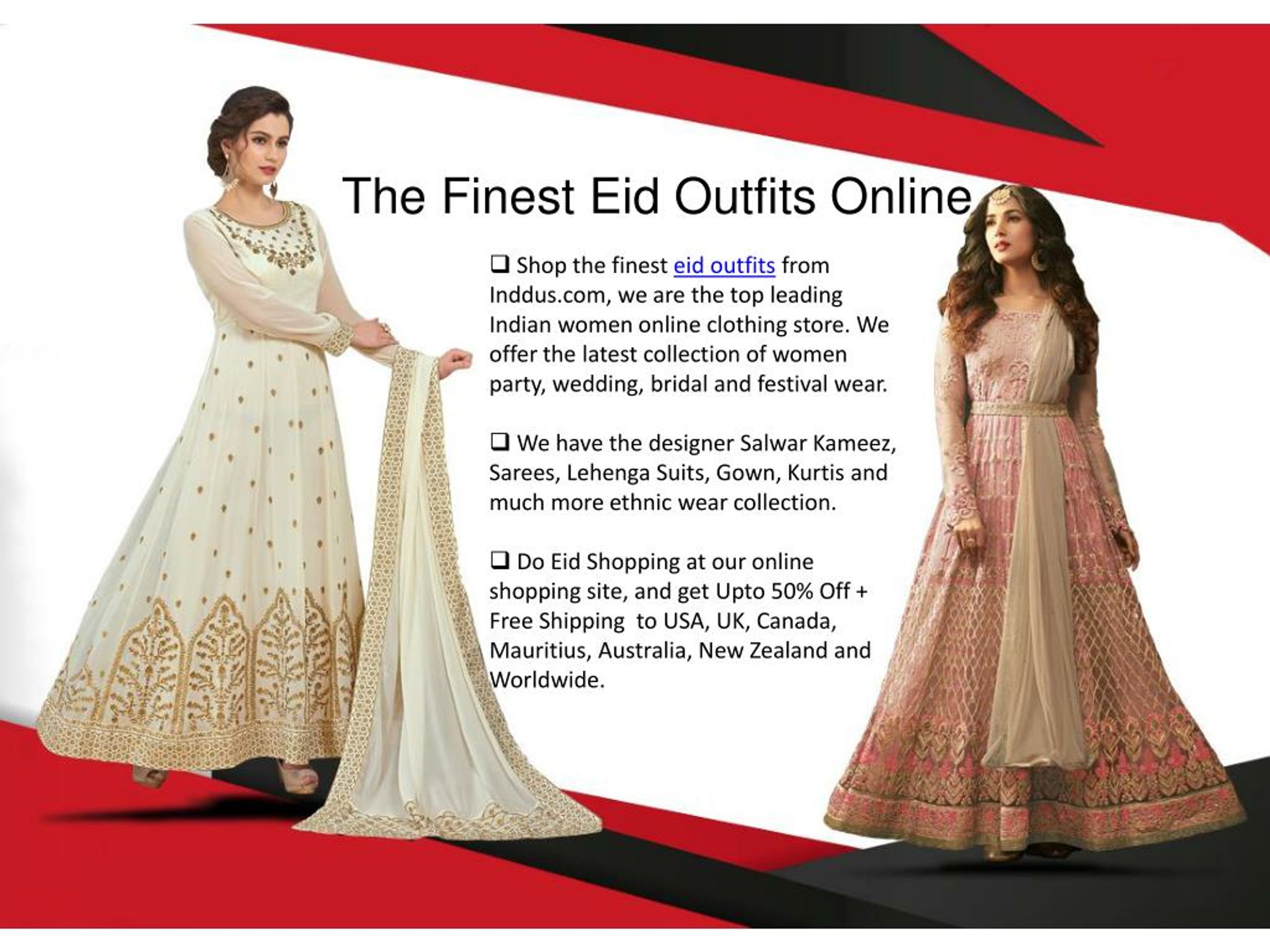 PPT - The Finest Eid Outfits Online Shopping PowerPoint Presentation, free  download - ID:7882680