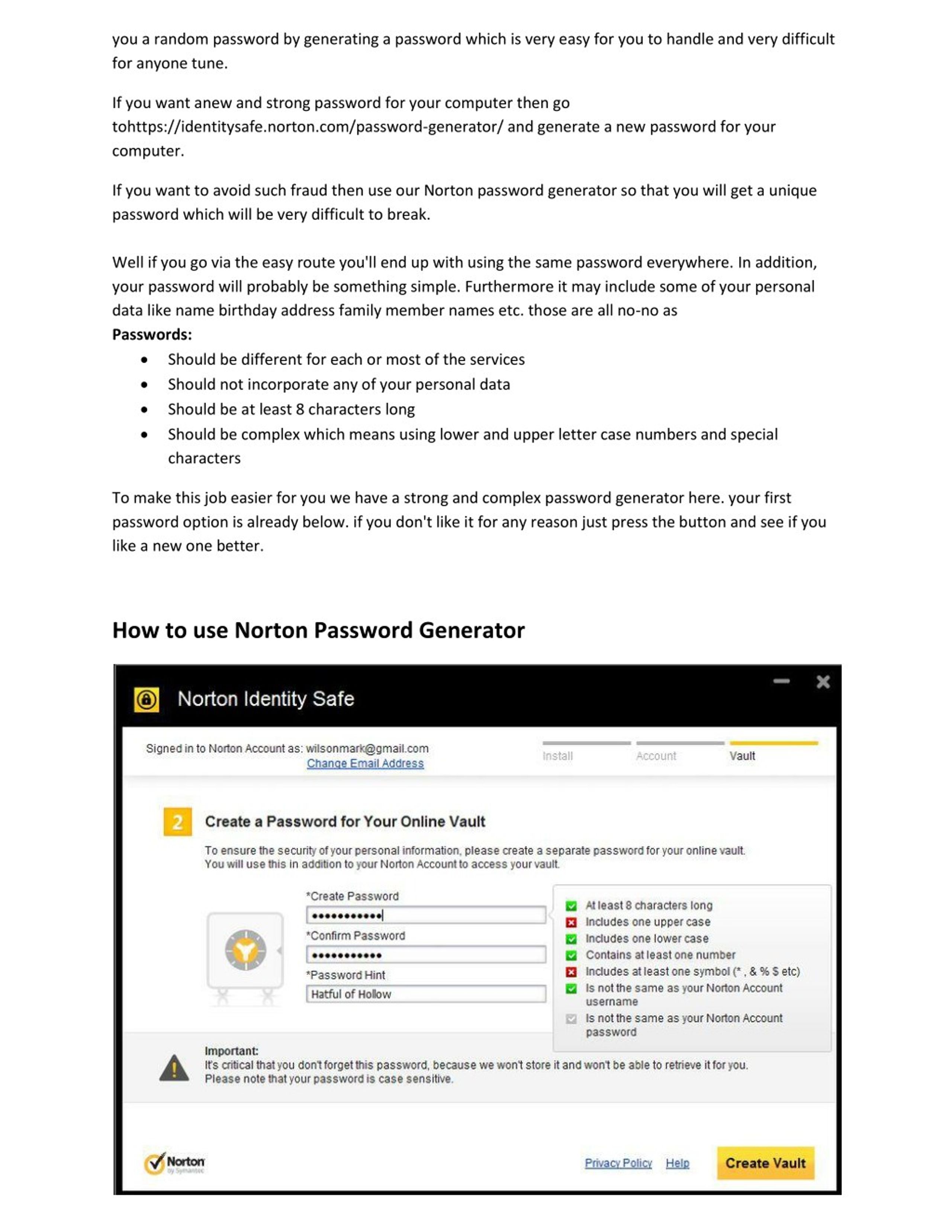 Ppt What Is The Norton Password Generator Powerpoint Presentation Free Download Id