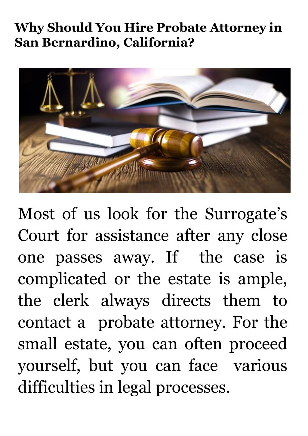 why should you hire probate attorney n.