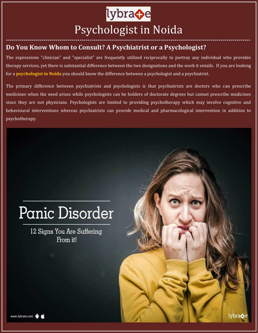 PPT Psychologist in Noida Lybrate PowerPoint Presentation, free
