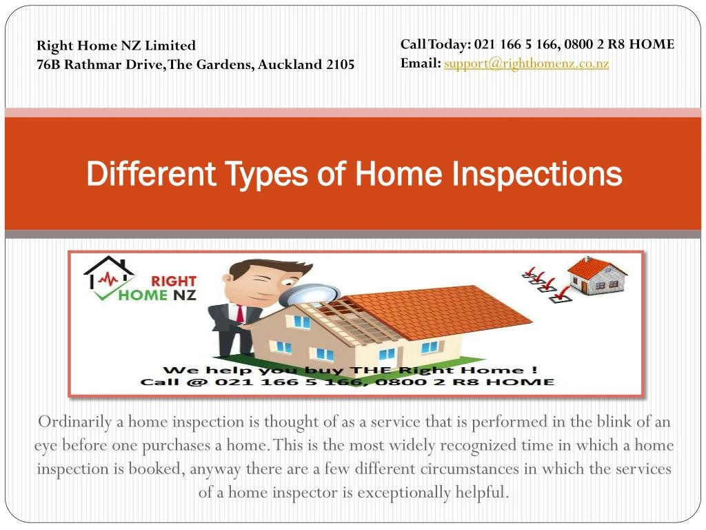 PPT - Different Types Of Home Inspections PowerPoint Presentation, Free ...