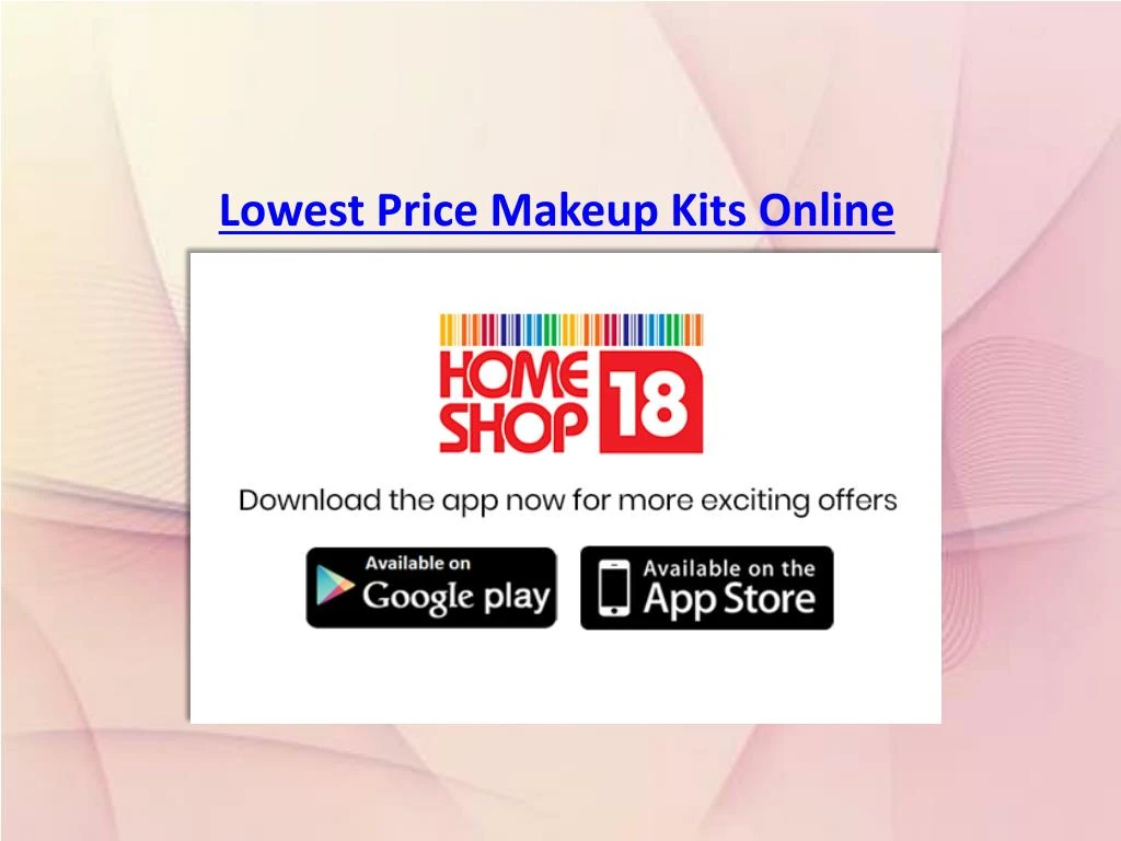 lowest price makeup kits online n.
