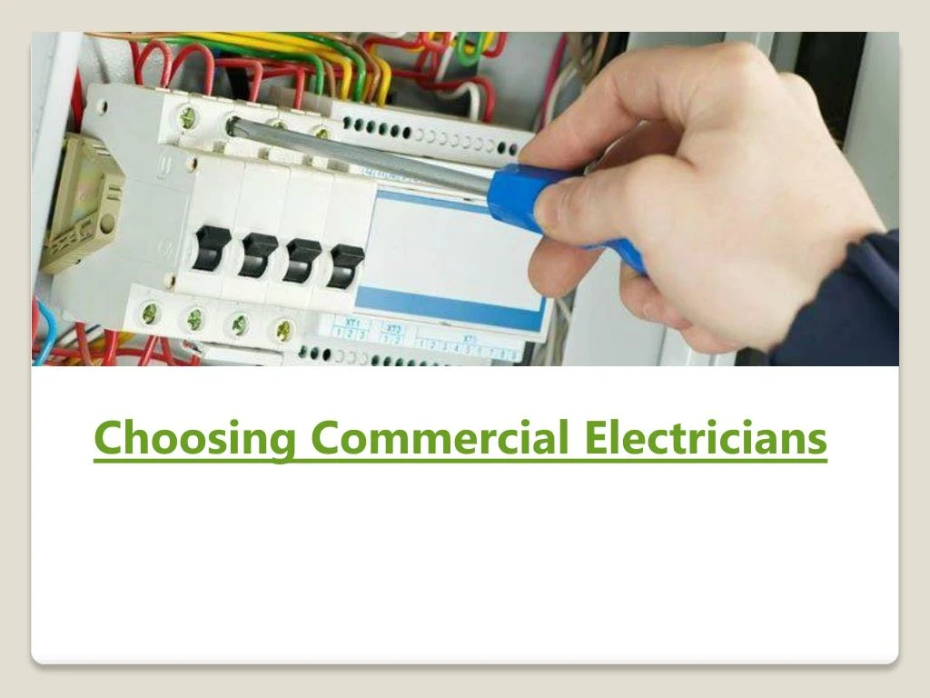 choosing commercial electricians n.