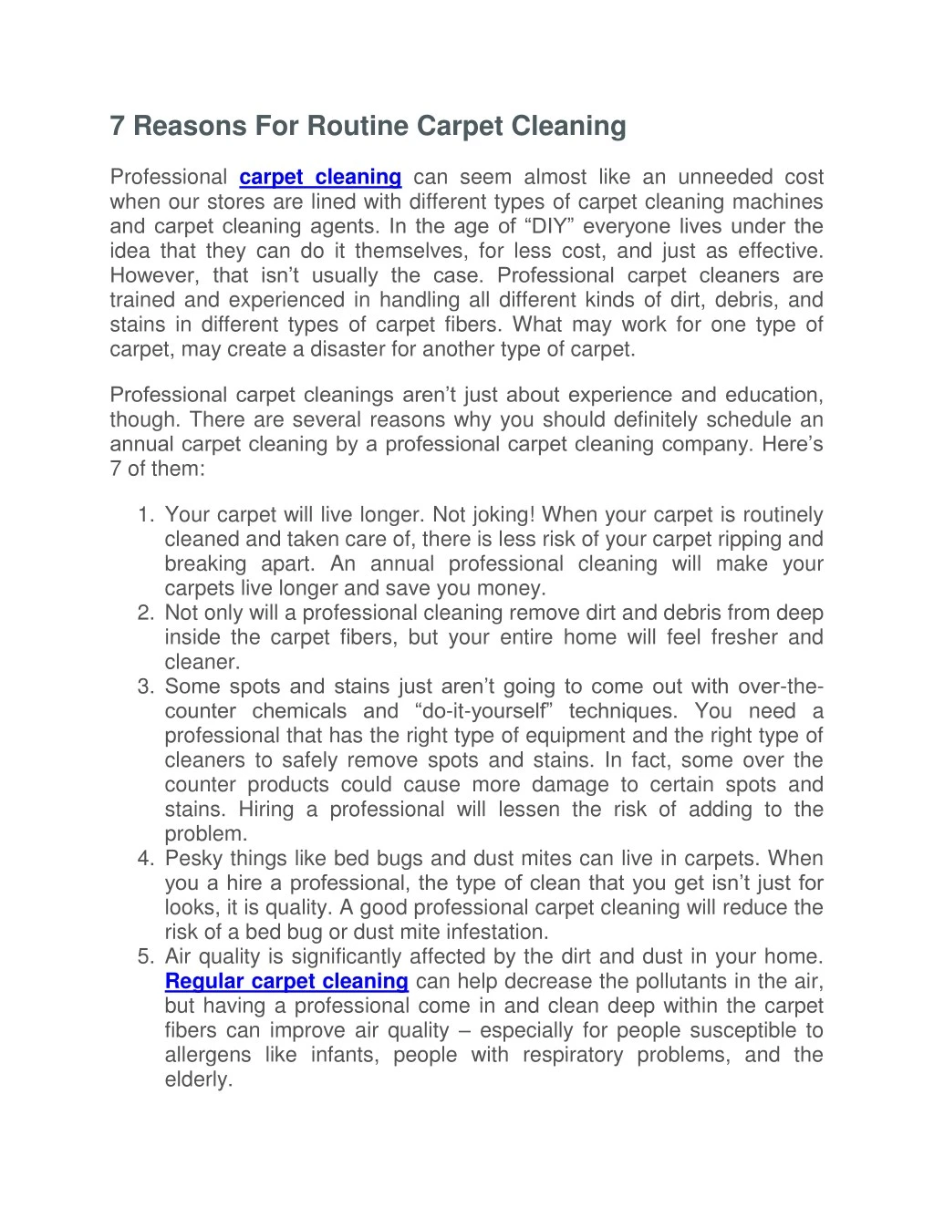PPT Carpet Cleaning Charleston PowerPoint Presentation, free download