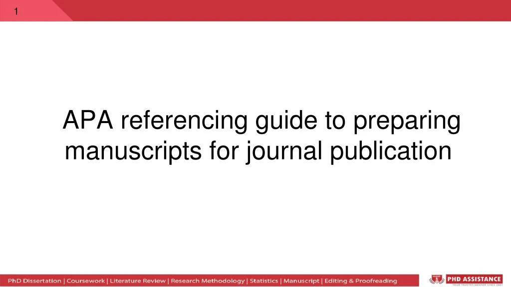 apa guide to preparing manuscripts for journal publication