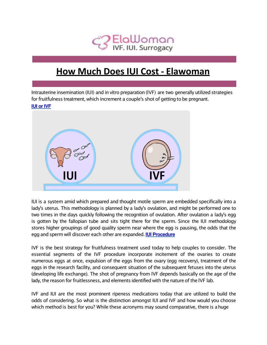 Ppt How Much Does Iui Cost Elawoman Powerpoint Presentation Free Download Id 7889316