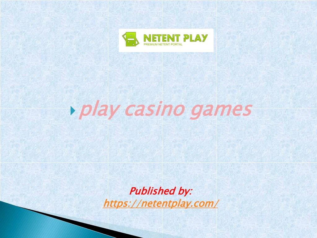 play casino games published by https netentplay n.