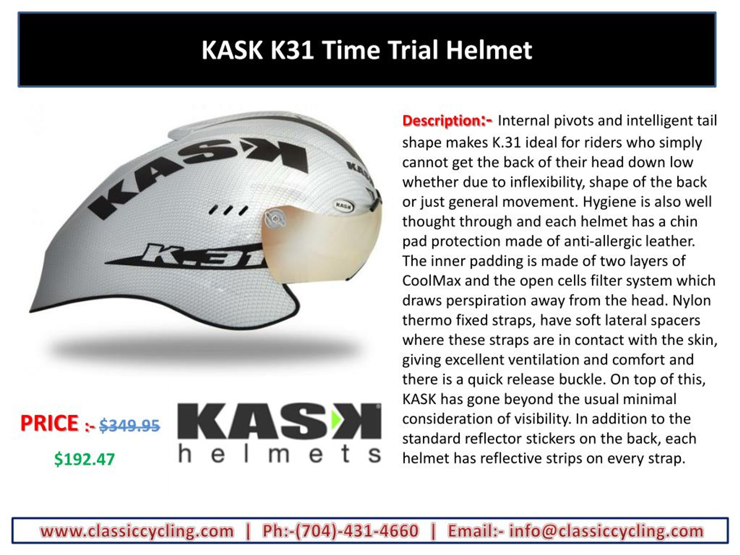 kask time trial helmet