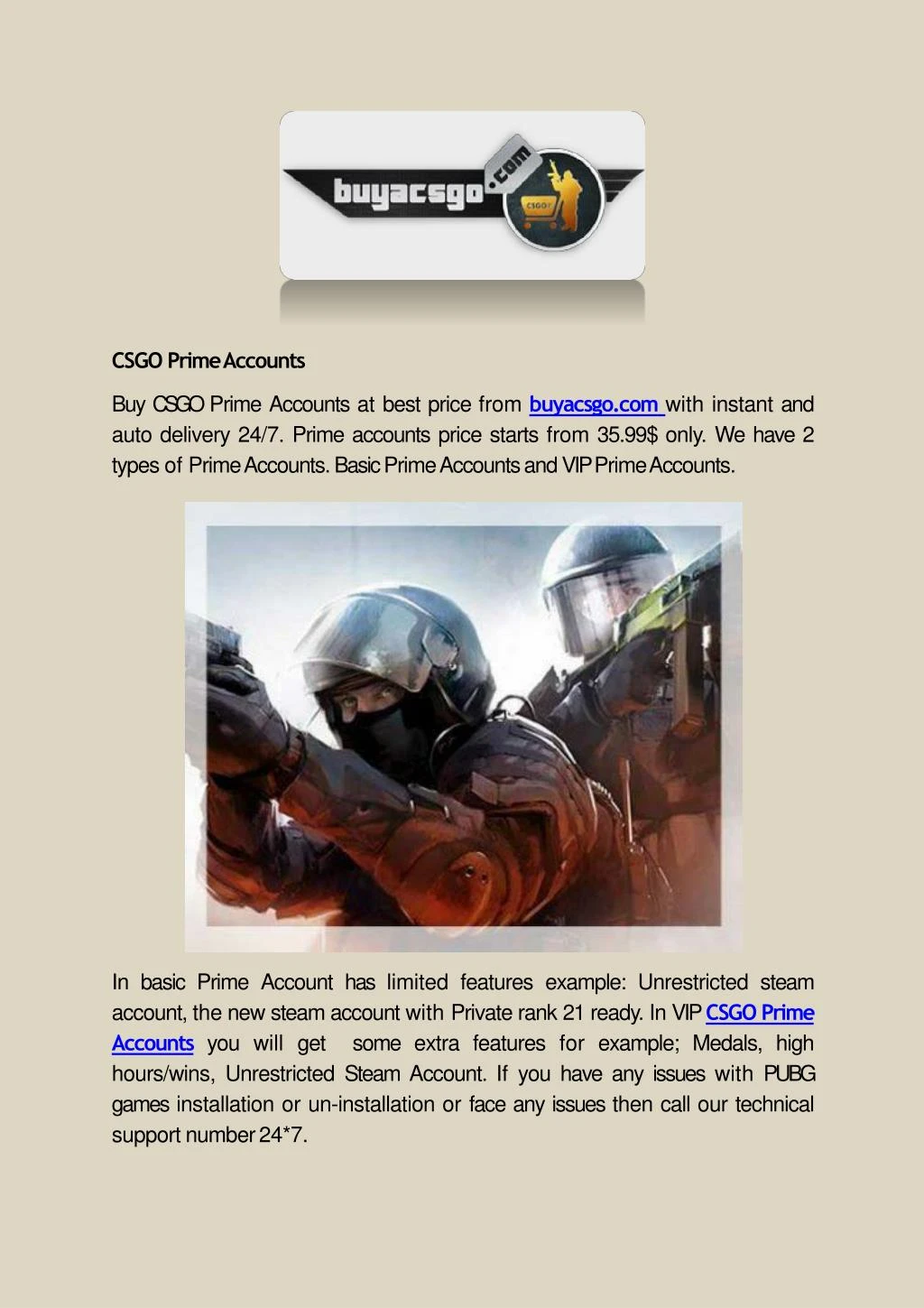 Ppt Buy Csgo Prime Accounts Powerpoint Presentation Free Download Id