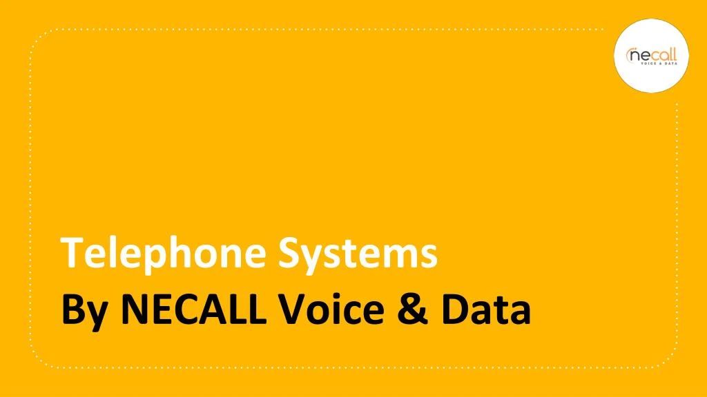 telephone systems by necall voice data n.