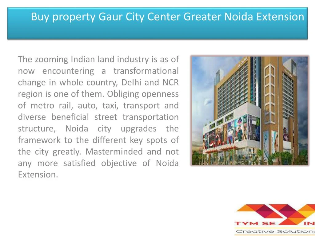 buy property gaur city center greater noida extension n.