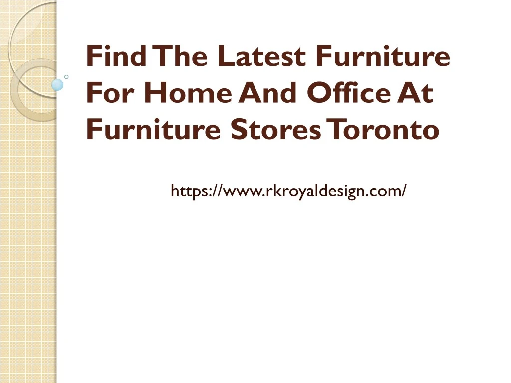 find the latest furniture for home and office n.