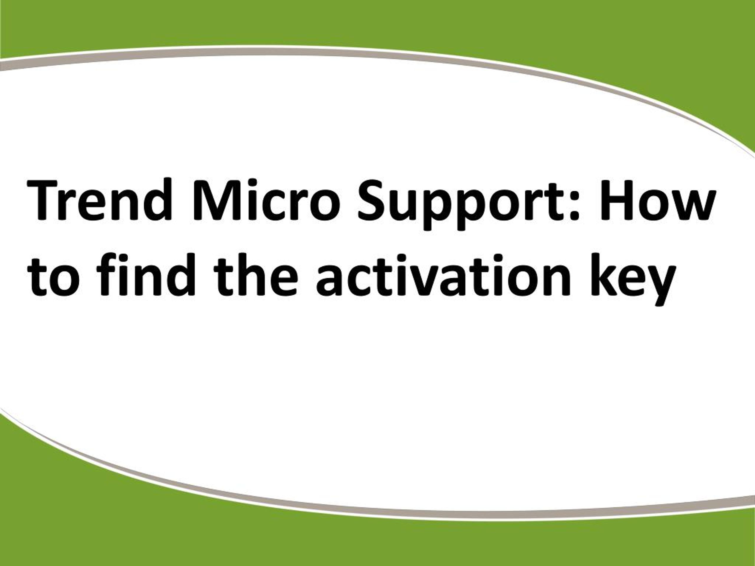 trend micro antivirus activation key