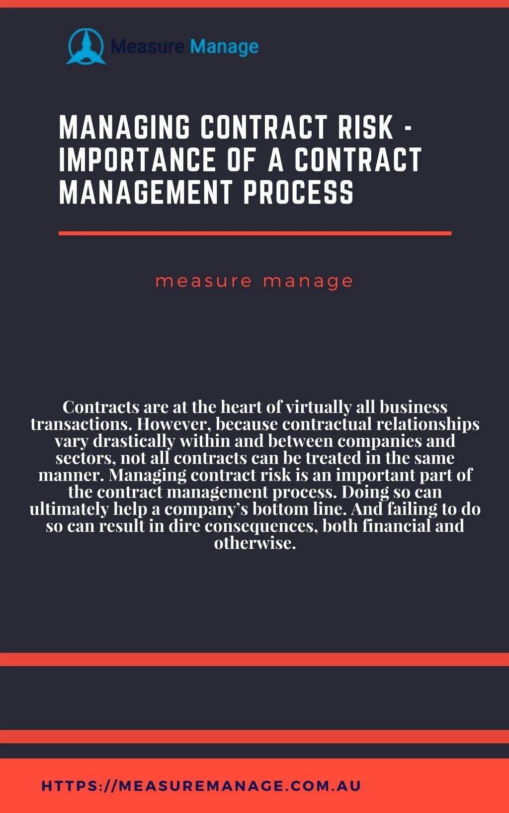 PPT - Managing Contract Risk - Importance of A Contract Management