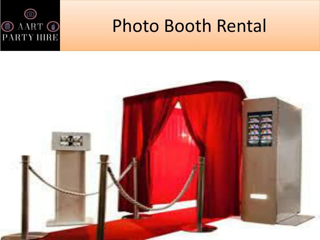 photo booth rental n.