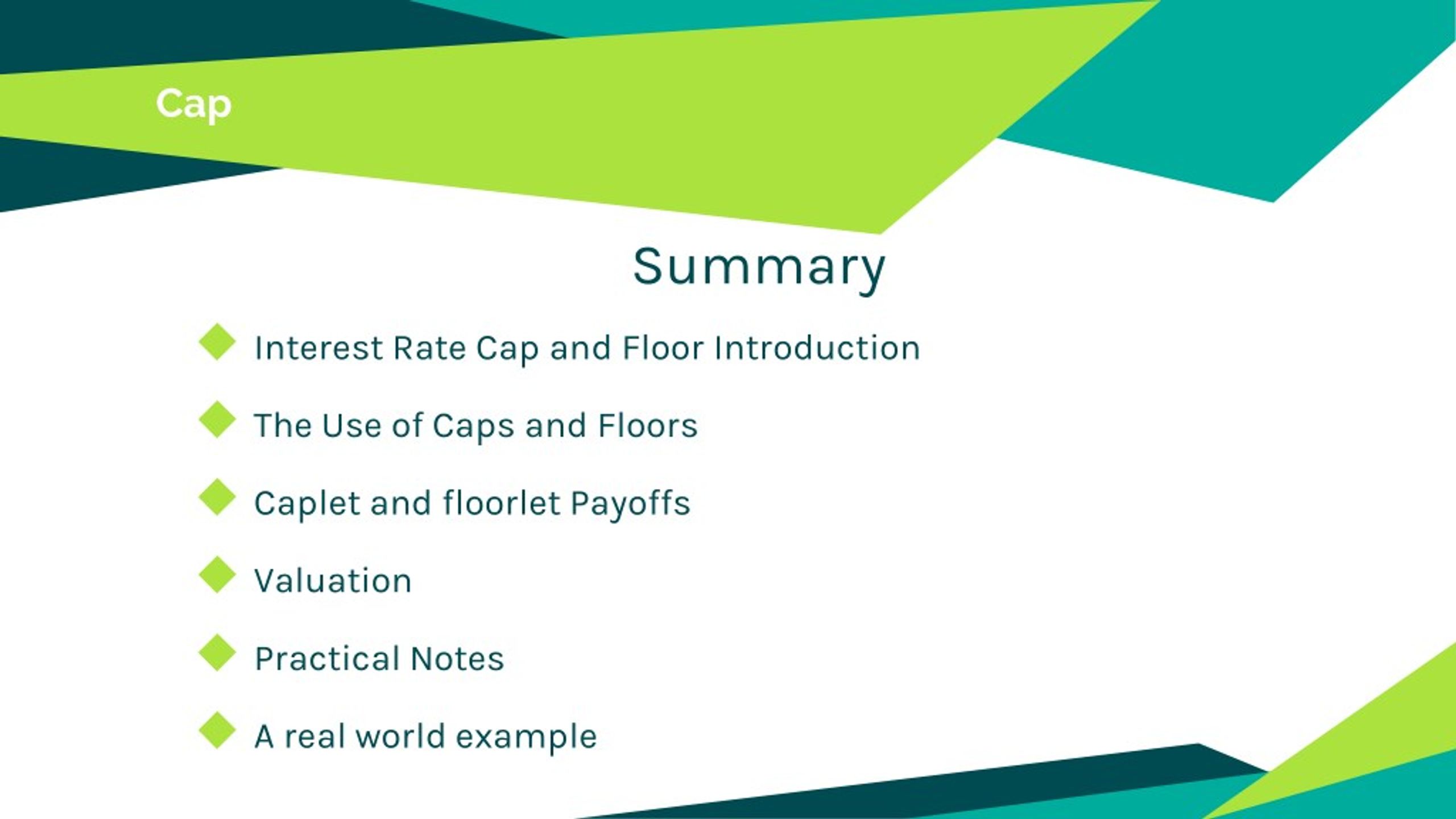 PPT Interest Rate Caps and Floors Vaulation Guide PowerPoint Presentation ID7898141