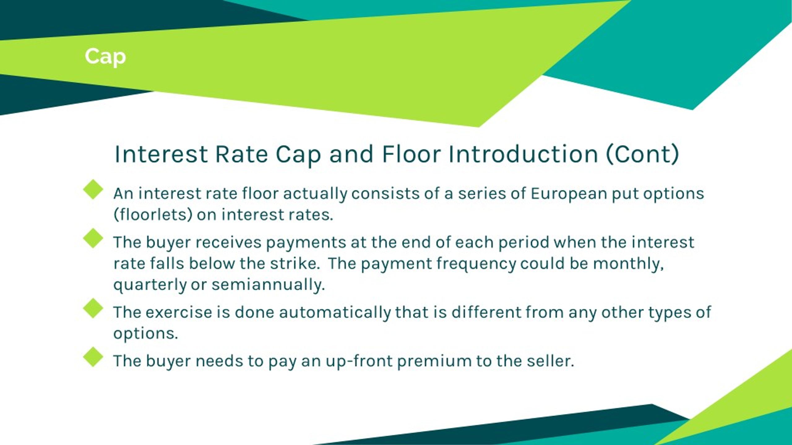 What Is Cap And Floor In Finance