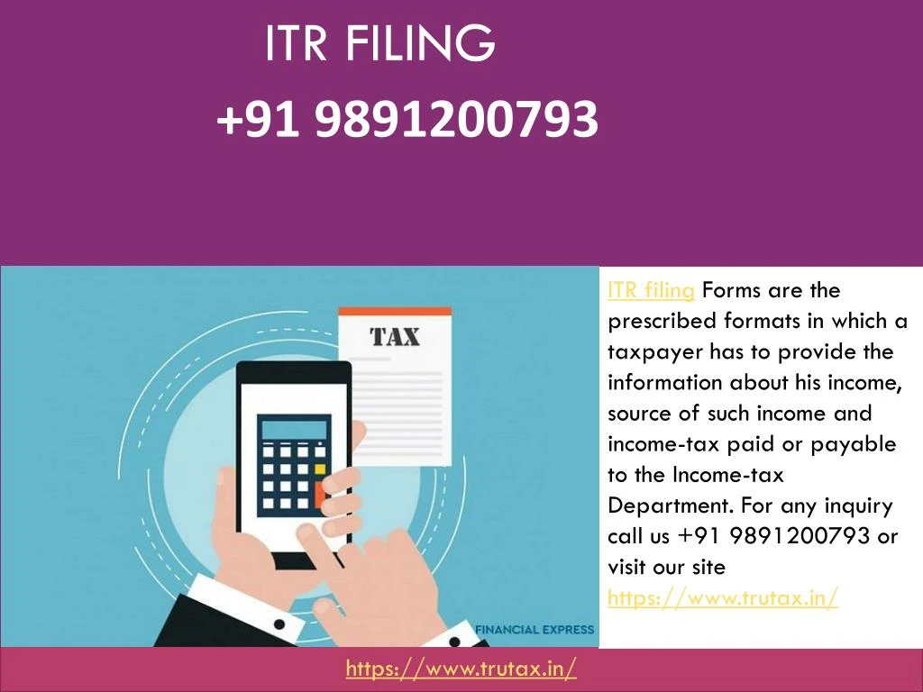 PPT - What is ITR filing form? 09891200793 PowerPoint Presentation ...