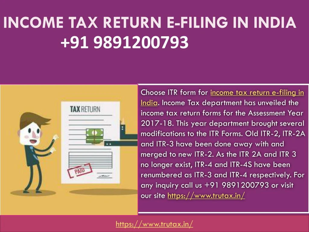 ppt-which-itr-form-to-choose-for-income-tax-return-e-filing-in-india