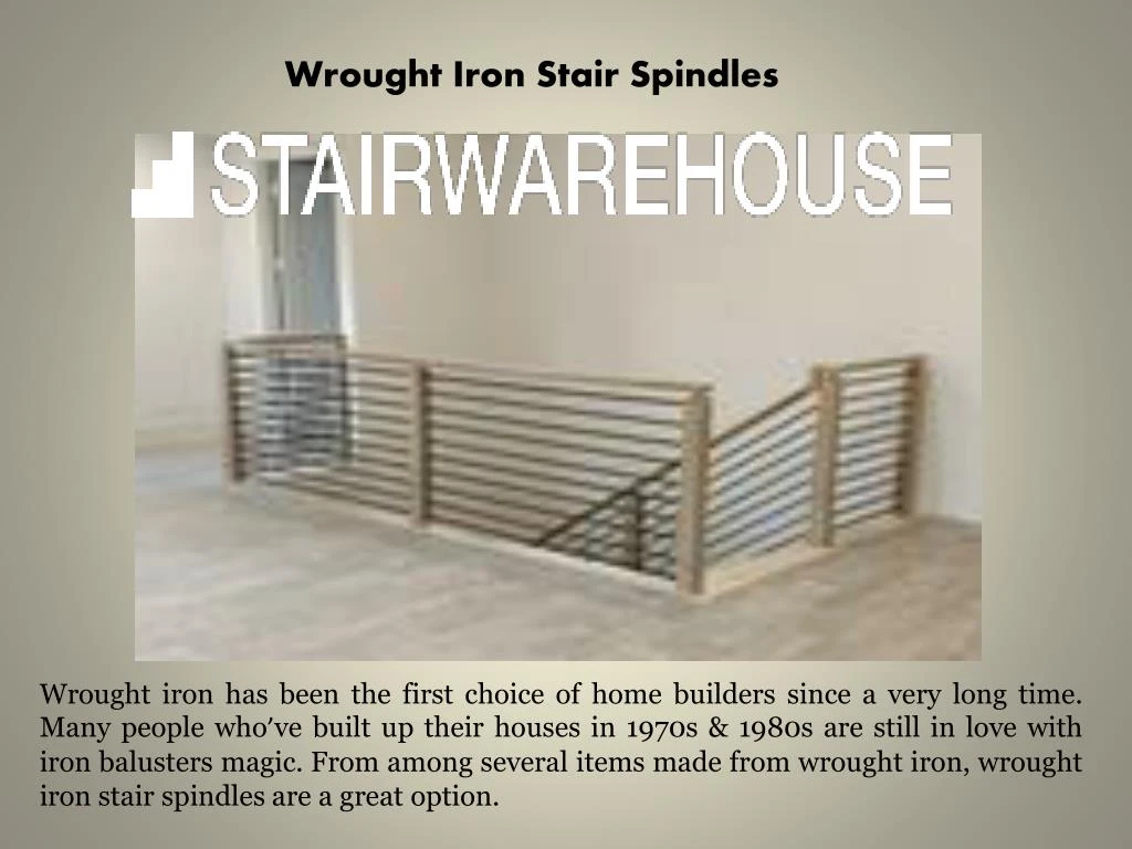 Ppt Wrought Iron Stair Spindles Powerpoint Presentation Free