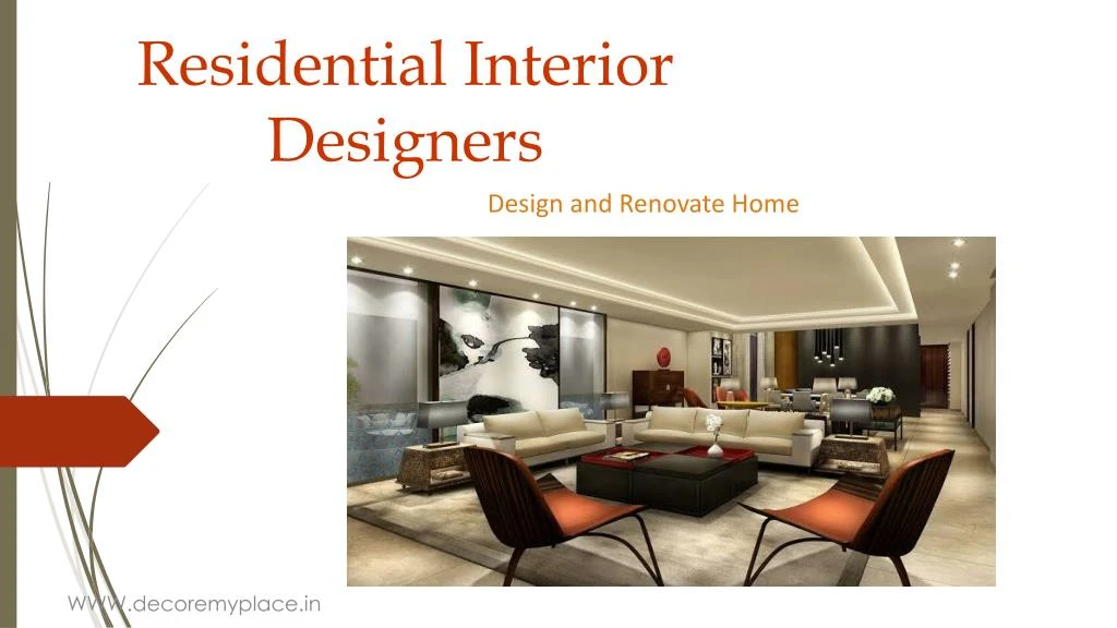 Ppt Best Residential Interior Designers In Pune Powerpoint