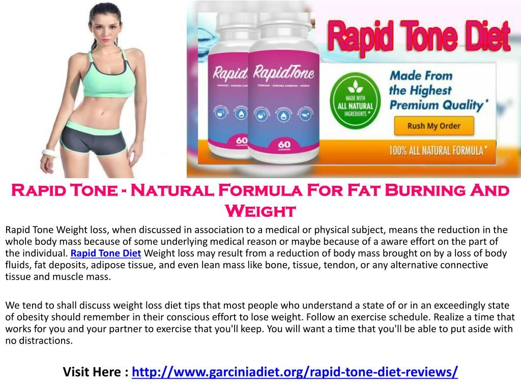 rapid tone natural formula for fat burning and weight n.