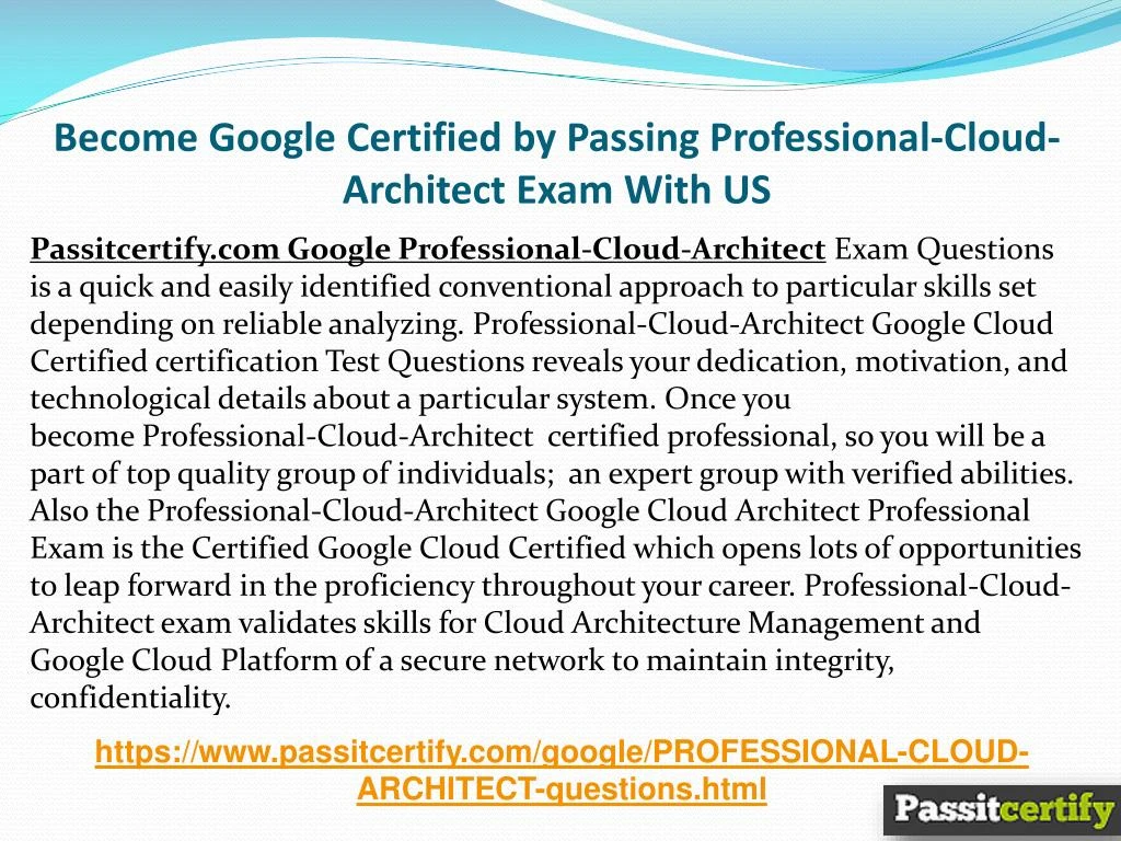 Professional-Cloud-Architect Praxisprüfung
