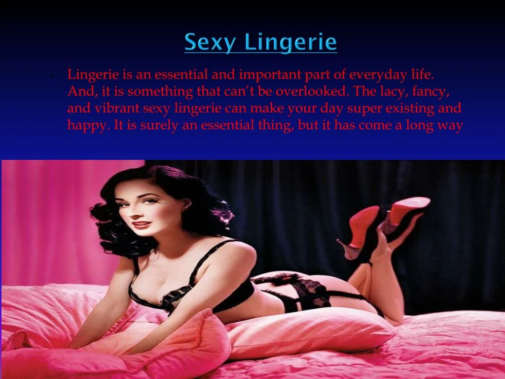 sexy lingerie n.