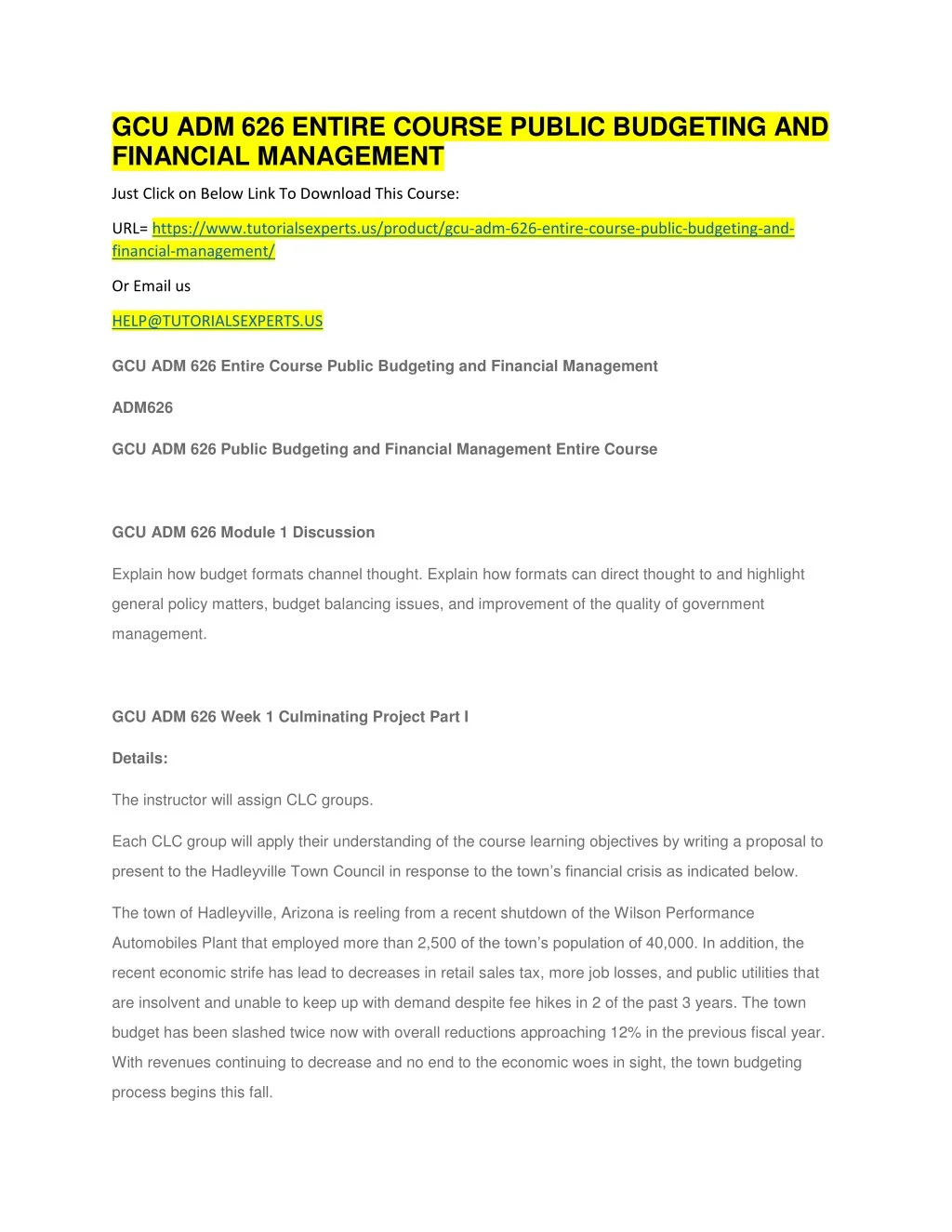 Pdf ADM-261 Format