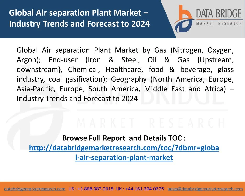 PPT Global Air separation Plant Market â€“ Industry